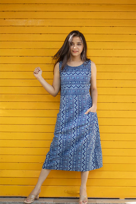 Indigo Pocket Dress