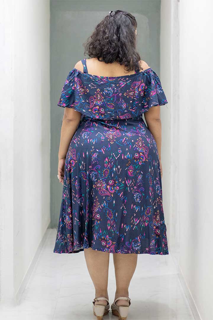 Plus Twilight Off Shoulder Dress