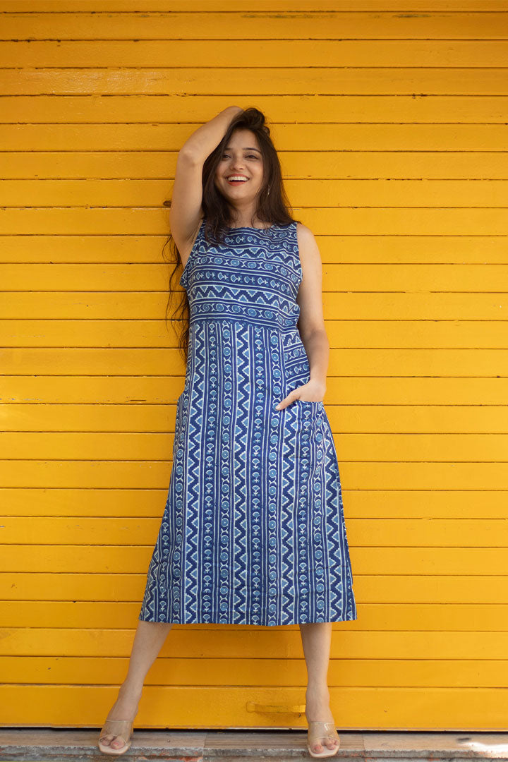 Indigo Pocket Dress