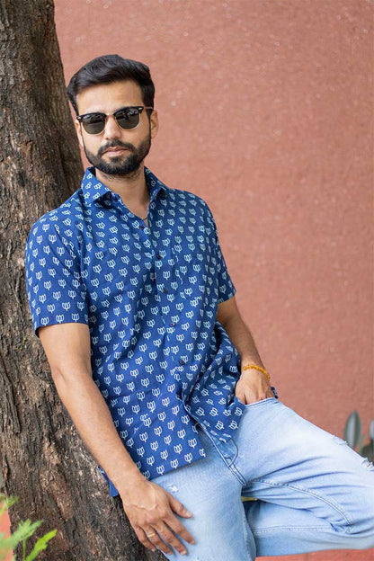 Indigo Kamal Mens Shirt