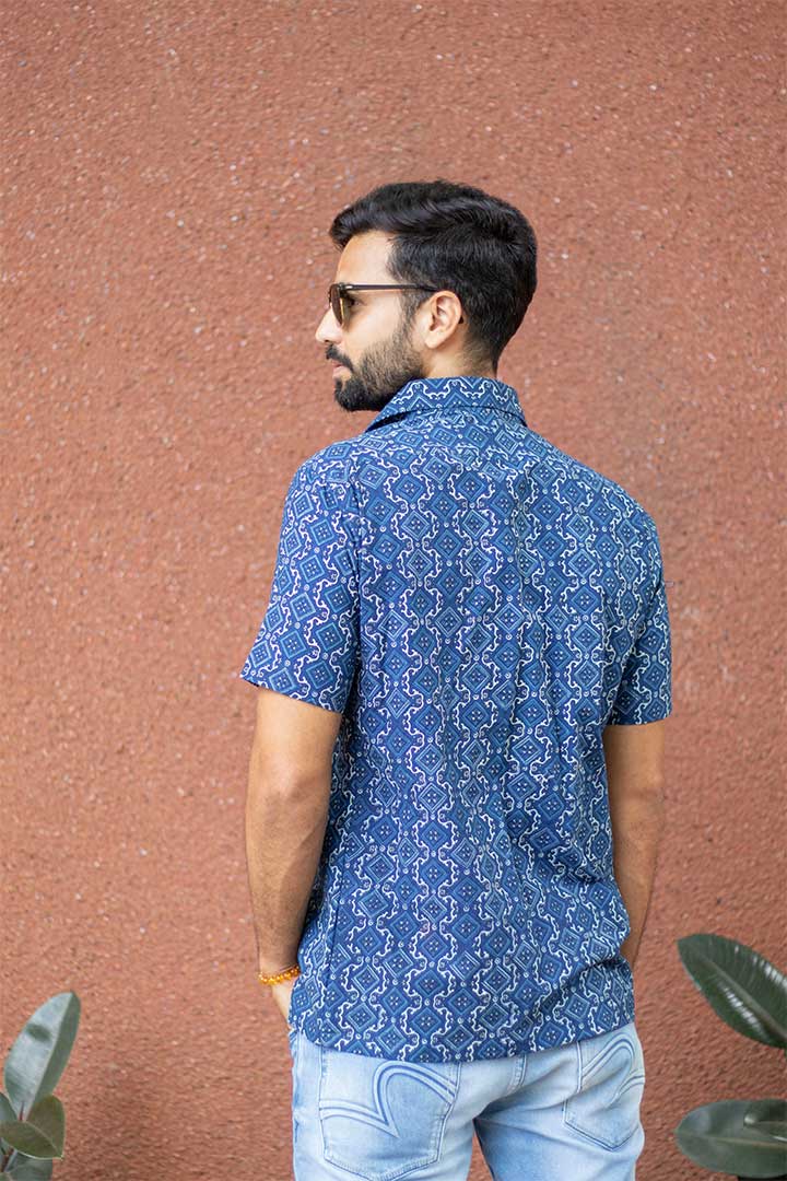 Indigo AJ Mens Shirt