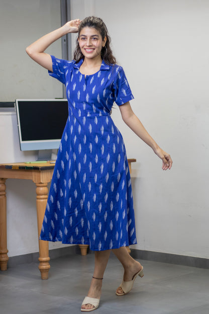 Ikhat R.Blue Collar Dress